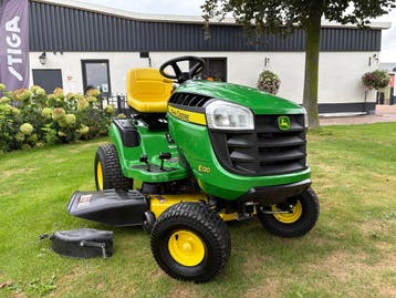 John Deere E120, Ophalen, Gebruikt, John Deere