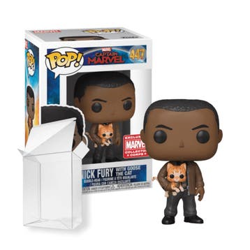 Funko POP  Captain Marvel  Nick Fury  Goose The Cat  447, Verzenden, Nieuw