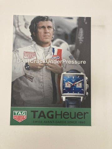 Tag Heuer - Reclamebord - Geen verzending naar de Canarische