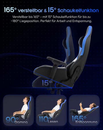 Ergonomische Bureaustoel -  Office Chair - Gamestoel - Volwa, Verzenden, Zo goed als nieuw