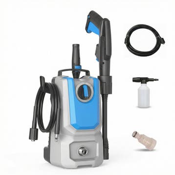 Lugia Jet+ Hogedrukreiniger 1300W 90 Bar – Compact &amp;, Ophalen of Verzenden, Zo goed als nieuw, Lugia