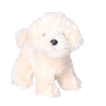 Maltezer hond knuffel - pluche - 23 cm - wit, Verzenden, Nieuw