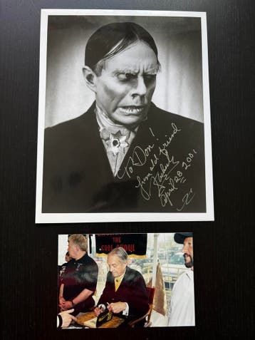 Horror-host John Zacherle gesigneerde foto, Ophalen of Verzenden, Nieuw, Film, Foto of Kaart