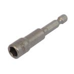 Dop bit adapter 1/4 sleutelwijdte 10 mm. lengte 65 mm. -, Ophalen of Verzenden, Nieuw