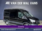 Ford Transit | 2.0 TDCI 130pk L2H2 inrichting Euro6 Airco |, Gebruikt, Euro 6, Zwart, Ford