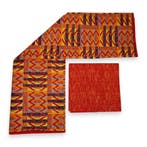 Afrikaanse stof - Two-Tone print Polycotton - 6 yard Combina, Hobby en Vrije tijd, Stoffen en Lappen, Ophalen of Verzenden, Nieuw