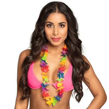 Gekleurde Hawaii kransen goedkoop - Hawaiikransen, Verzenden, Nieuw