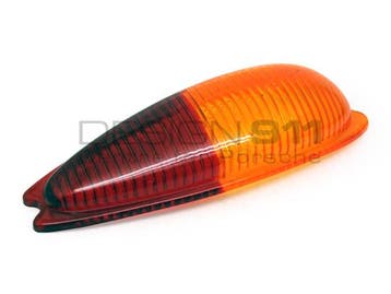 Achterknipperlichtglas rood/amber. Porsche 356, Verzenden, Nieuw