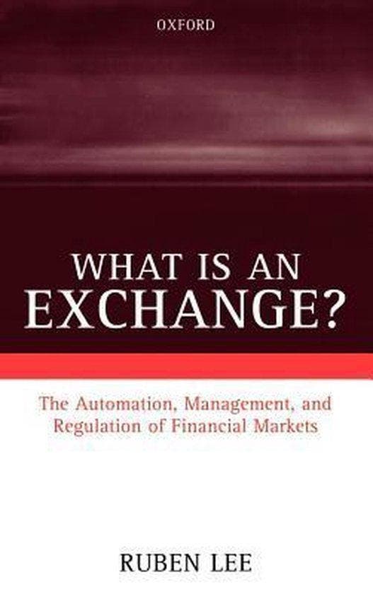 What is an Exchange? 9780198288404 Ruben Lee, Boeken, Taal | Engels, Gelezen, Verzenden