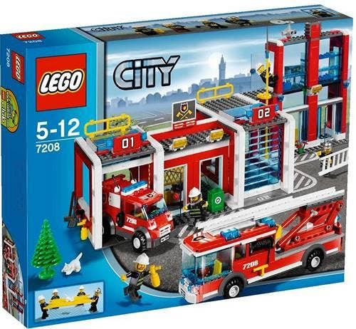 LEGO City Brandweerkazerne - 7208 (Nieuw), Kinderen en Baby's, Speelgoed | Duplo en Lego, Nieuw, Verzenden