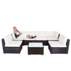Tuinset - 6 Delig - Stoelen - Bank - Tafel - Rotan, Ophalen of Verzenden, Nieuw