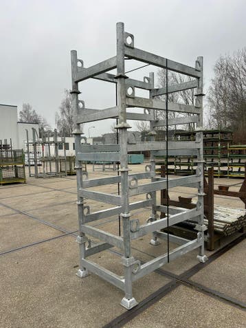 Bouwrack, stapelpallet, Stapelbaar, Bouwracks, Ophalen, Gebruikt, 100 cm of meer, 60 cm of meer