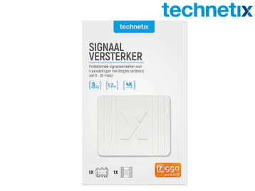 Coaxversterker 4x uitgangen tot 8 dB, geschikt voor, Ophalen of Verzenden, Nieuw