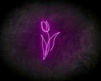 FLOWER LINE ART neon sign - LED neon reclame bord, Verzenden