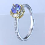 Zonder minimumprijs - Ring Platina, Verguld, Zilver -, Nieuw