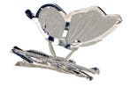 Vleugels Vlinder Clip Zilver4 cm pak 6 stuks, Ophalen of Verzenden, Nieuw