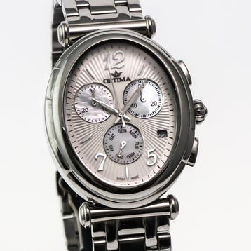 Optima - Swiss made chronograph - OSC337-SS-1 - Zonder, Nieuw