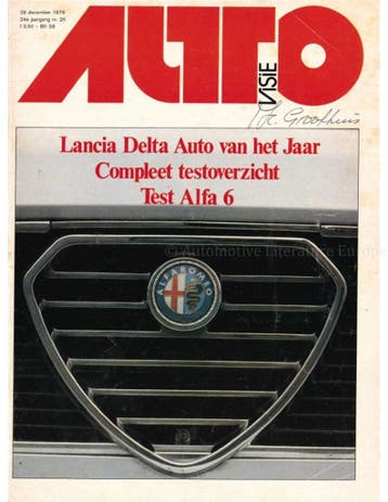 1979 AUTOVISIE MAGAZINE 26 NEDERLANDS, Boeken, Nieuw, Author