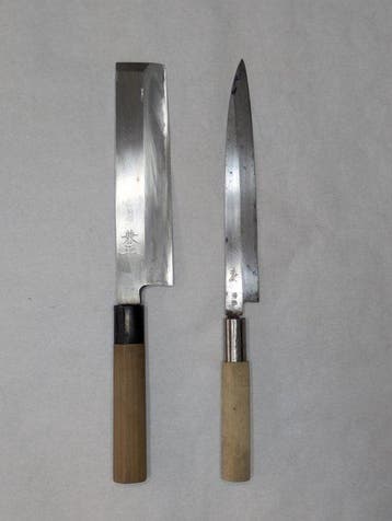 Keukenmes - Staal, Hout - Japan - Traditionele Japanse