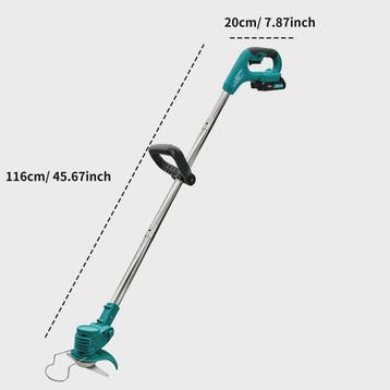 Accu Grastrimmer met Verstelbare Kop - Snoerloos en Lichtgew, Verzenden, Nieuw