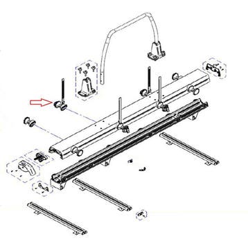 Thule VeloSlide Wheelholder With Strap (1x), Ophalen of Verzenden, Nieuw