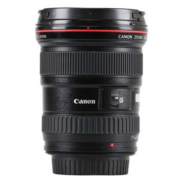 Canon EF 17-40mm f/4L USM met garantie, Gebruikt, Canon, Canon EF, Groothoeklens