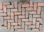 Oude gebakken keiformaten Limmen rood (op pallets), Ophalen of Verzenden, Gebruikt, Keramiek, Klinkers