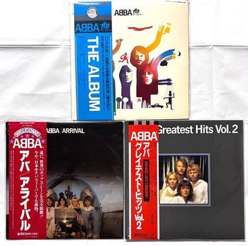 ABBA - 3 x Japanese Pressings with OBI + inserts -The Album, Nieuw in verpakking