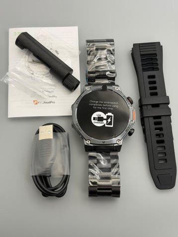 AK82 Premium Outdoor Smartwatch Ø 52mm | LED Flashlight |, Nieuw