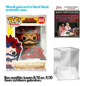 Gesigneerde Funko Pop!MHA  Eijiro Kirishima 606, Verzamelen, Verzenden, Nieuw