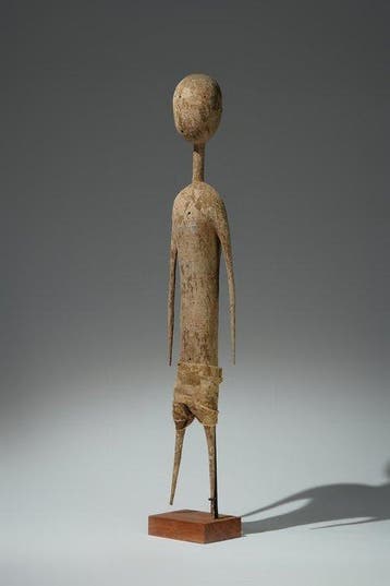 Een houten beeld. - Prampram - Ghana, Antiek en Kunst