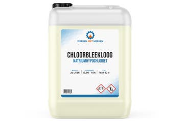 Wmm Chemie Handel Chloorbleekloog natriumhypochloriet 20, Verzenden, Nieuw