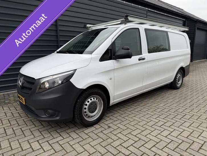 Zakelijke Lease |  Mercedes-Benz Vito 114 CDI Lang XL L3 aut, Auto's, Bestelauto's, Onderhoudsboekje, Lease, Automaat, Wit, Financial lease