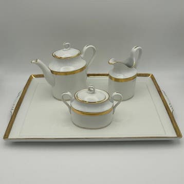 Richard Ginori - Decoro oro zecchino - Tafelservies (4) -