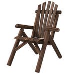 Adirondack Tuinstoel Houten Stoel Hoog Rugleuning Met Armleu, Tuin en Terras, Verzenden, Nieuw