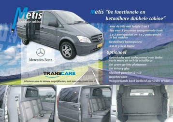 Vito Dubbele Cabine Inbouw type 639 actie prijzen, Nieuw, Mercedes-Benz