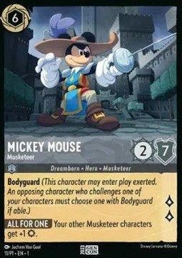 [11/P1] - MICKEY MOUSE - Musketeer - PROMO - ENG [M/NM], Verzamelen, Disney, Ophalen of Verzenden