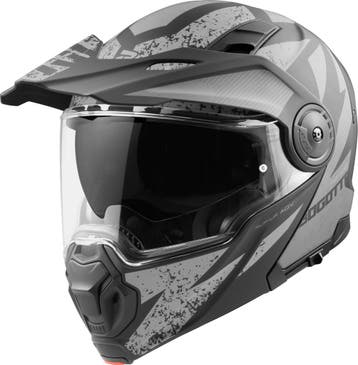 Bogotto FG-102 Safari Fiberglas Enduro Helm Zwart Grijs, XXL, Nieuw met kaartje, Overige merken, Heren