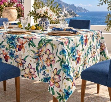 Orchideeën aan de Middellandse Zee - Tafelkleed - 230 cm -