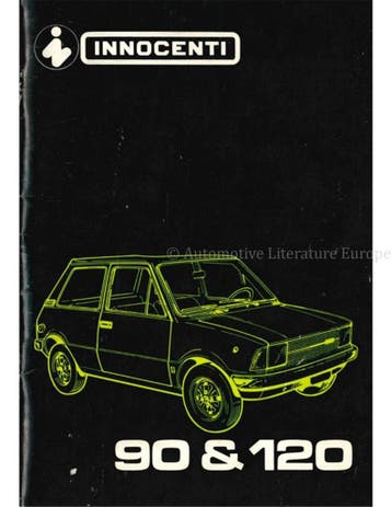 1979 INNOCENTI 90 | 120 INSTRUCTIEBOEKJE NEDERLANDS