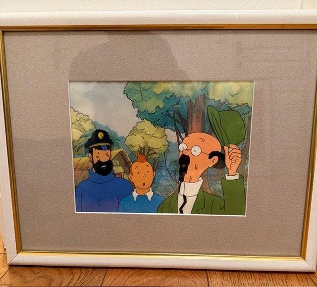 Canal plus - 1 Original colour drawing - Tintin, Boeken, Strips | Comics