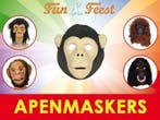 Apen maskers- Mega aanbod carnaval aap maskers, Ophalen of Verzenden, Nieuw