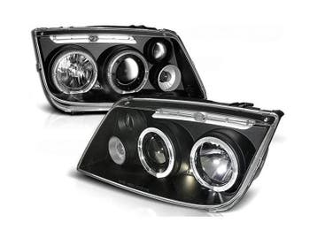 Angel Eyes koplamp units Black geschikt voor VW Bora, Auto-onderdelen, Verzenden, Nieuw, Volkswagen