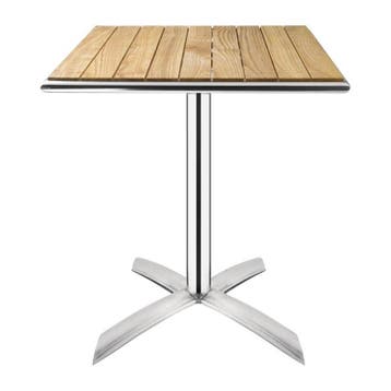 Inklapbare Tafel | Hout/Aluminium | Essenhout Blad |, Verzenden, Nieuw in verpakking