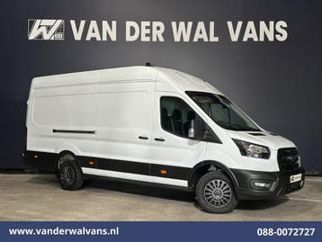 Ford Transit | 2.0 TDCI 170pk L4H3 Jumbo Euro6 Airco |, Gebruikt, Euro 6, Wit, Dealer onderhouden