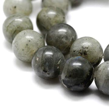 10 x  edelsteen kraal Labradoriet 10mm mat gat 1mm (Kralen), Hobby en Vrije tijd, Ophalen of Verzenden, Nieuw, Kraal