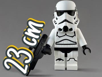 Lego Stenen - Stormtrooper 23 cm figurka, Nieuw