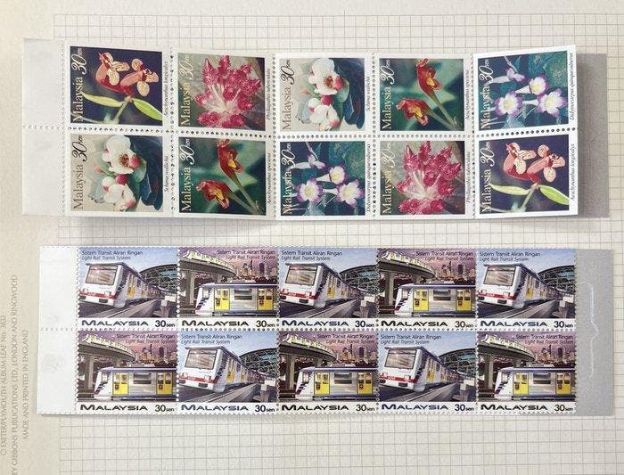 Wereld - Singapore Malaysia Bahawalpur Libanon Djibouti, Postzegels en Munten, Postzegels | Europa | UK