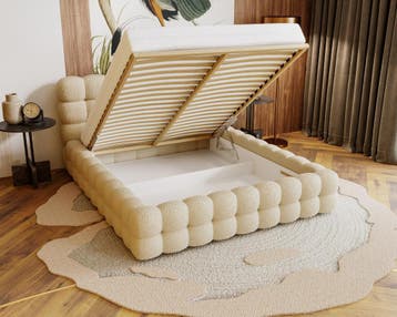 Opberg Bed Cato 120/140/160/180/200 x 200, Verzenden, Nieuw