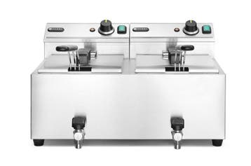 Hendi Profi Line Friteuse Aftapkraan | 8+8 Liter | 230v 610x, Ophalen of Verzenden, Nieuw in verpakking